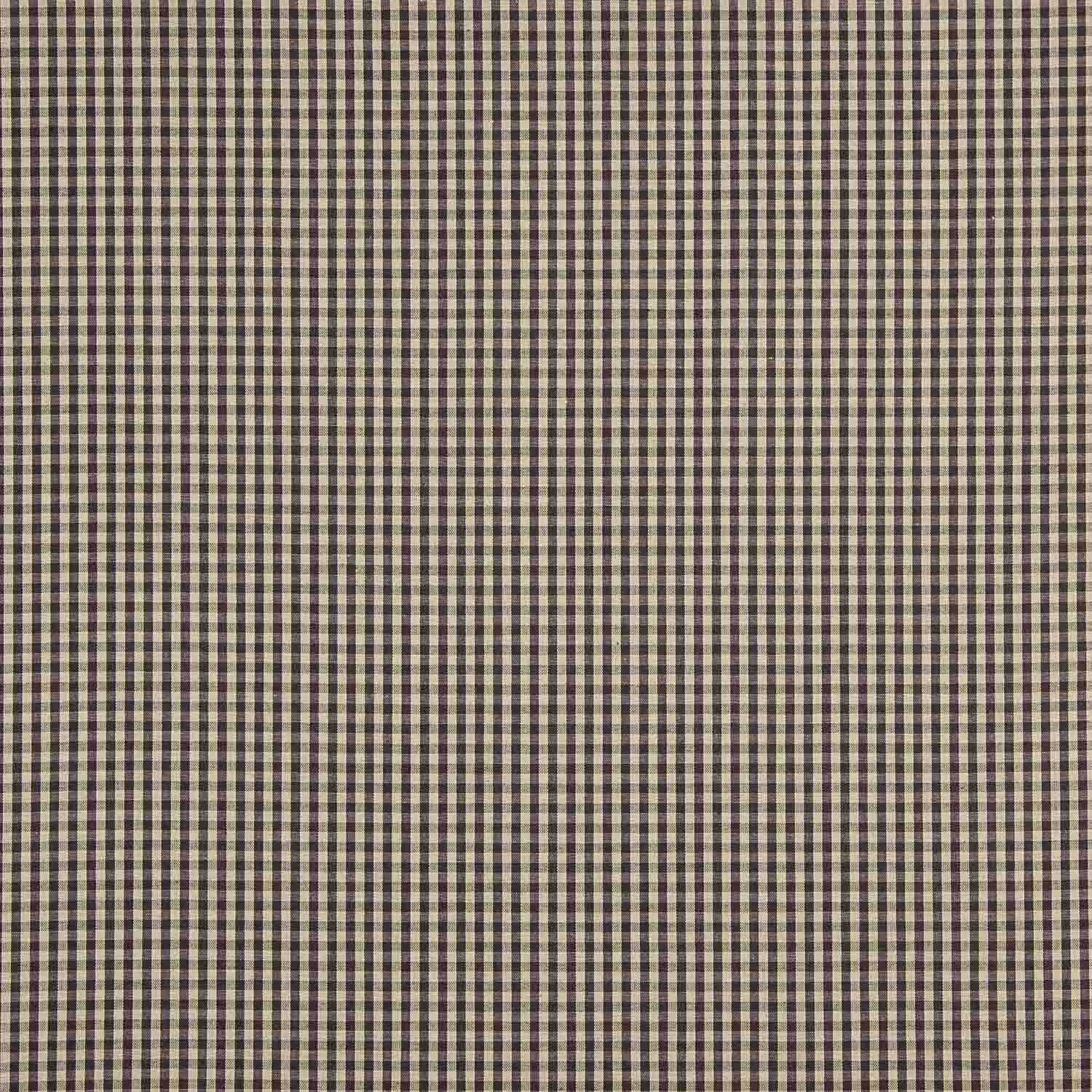 Algodão Vichy Cinza Escuro-Camel - Ribes y Casals