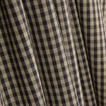 Algodão Vichy Cinza Escuro-Camel - Ribes y Casals