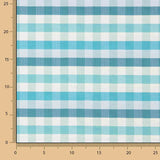 Lona Fina Xadrez Azul-Esverdeado - Ribes y Casals