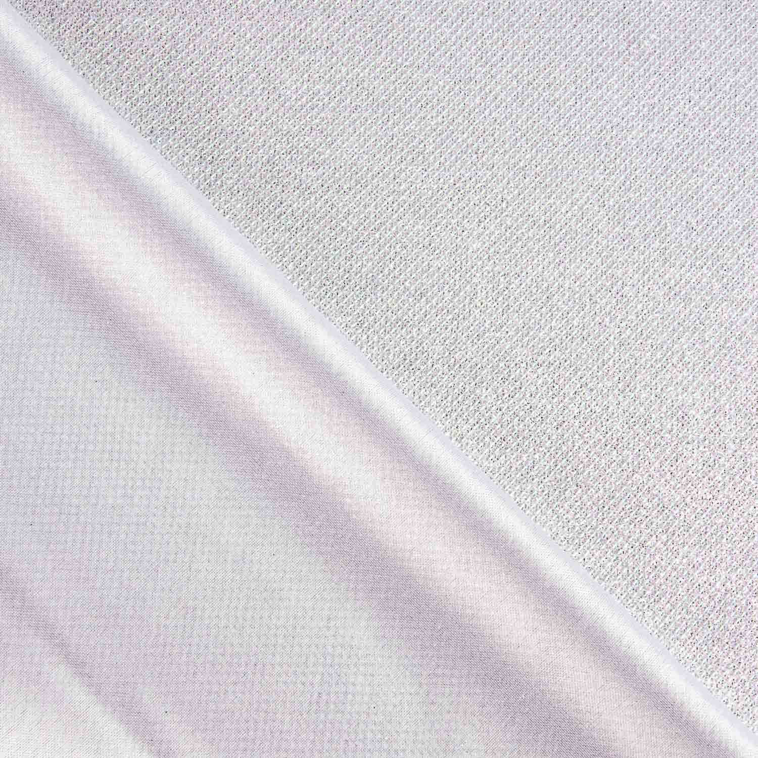 Ponto Glitter Melody Prata Branca - Ribes y Casals