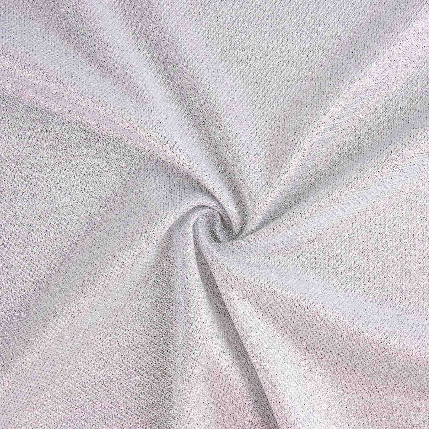 Ponto Glitter Melody Prata Branca - Ribes y Casals