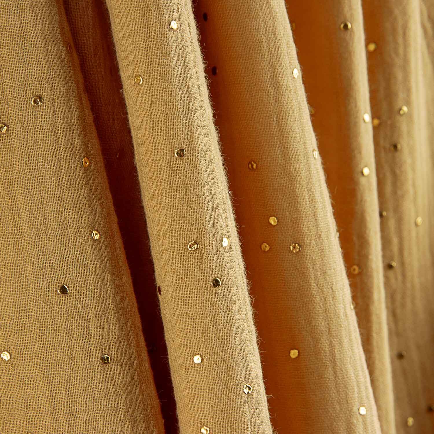 Bambula Algodão Lurex Constelação Camel - Ribes y Casals