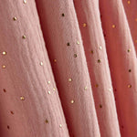 Bambula Algodão Lurex Constelação Rosa - Ribes y Casals