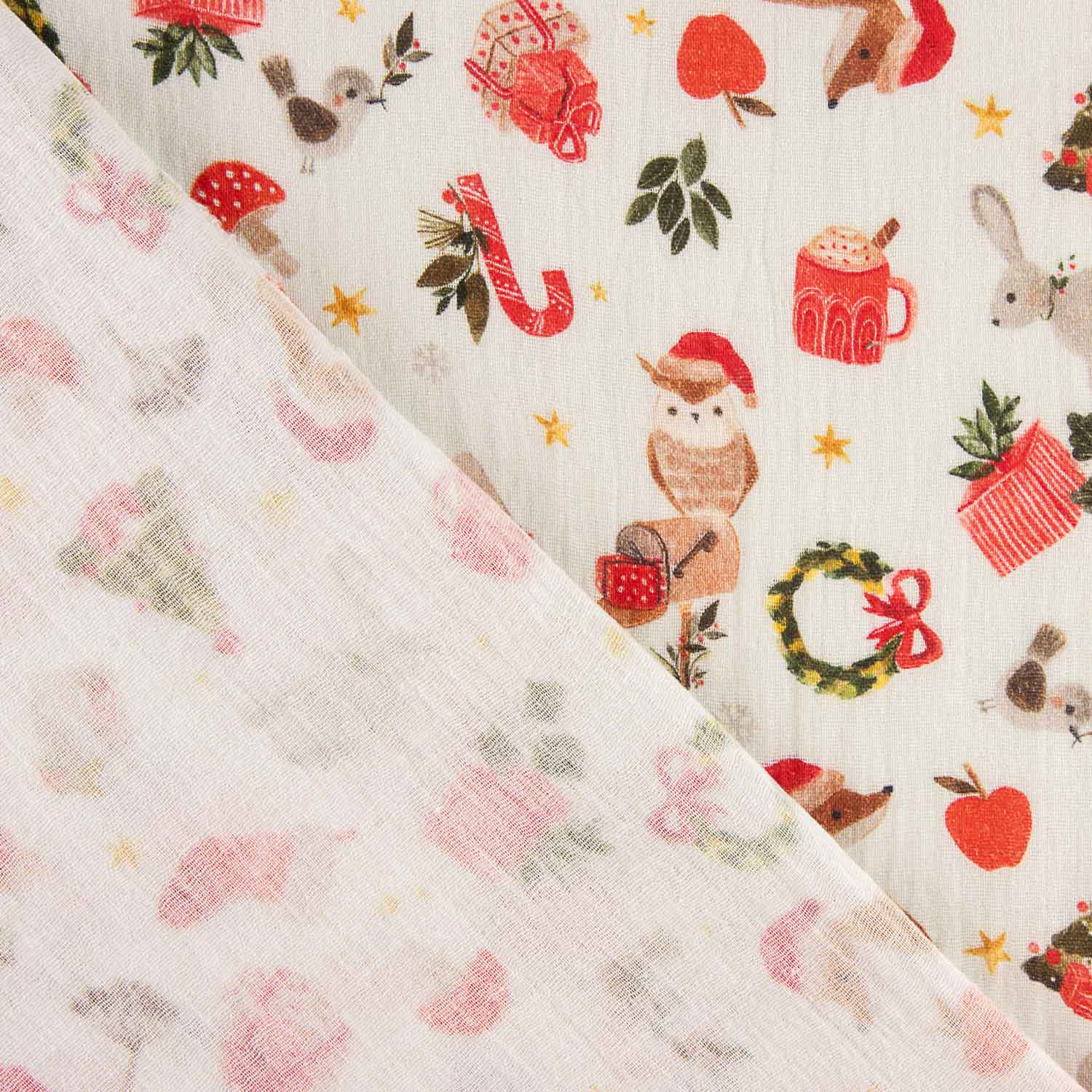 Bambula Algodão Animais Natal - Ribes y Casals