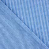 Retalho de musselina dupla gaze com riscas bicolor azul - Várias medidas x largura de 150 cm - Ribes y Casals
