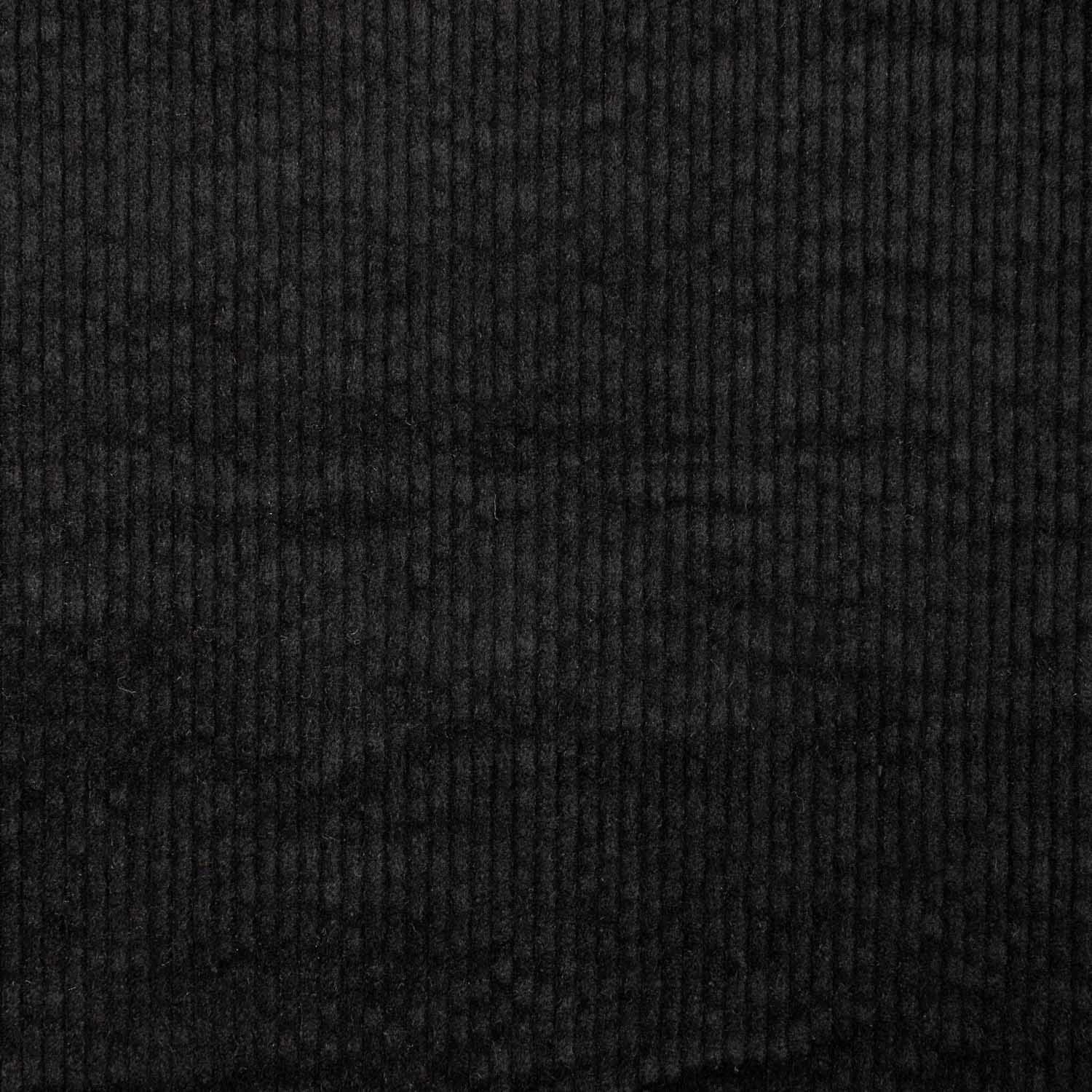 Veludo Cotelê Spandex Preto - Ribes y Casals