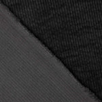 Veludo Cotelê Spandex Preto - Ribes y Casals