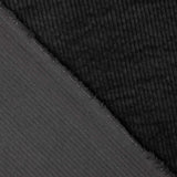 Veludo Cotelê Spandex Preto - Ribes y Casals