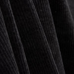 Veludo Cotelê Spandex Preto - Ribes y Casals