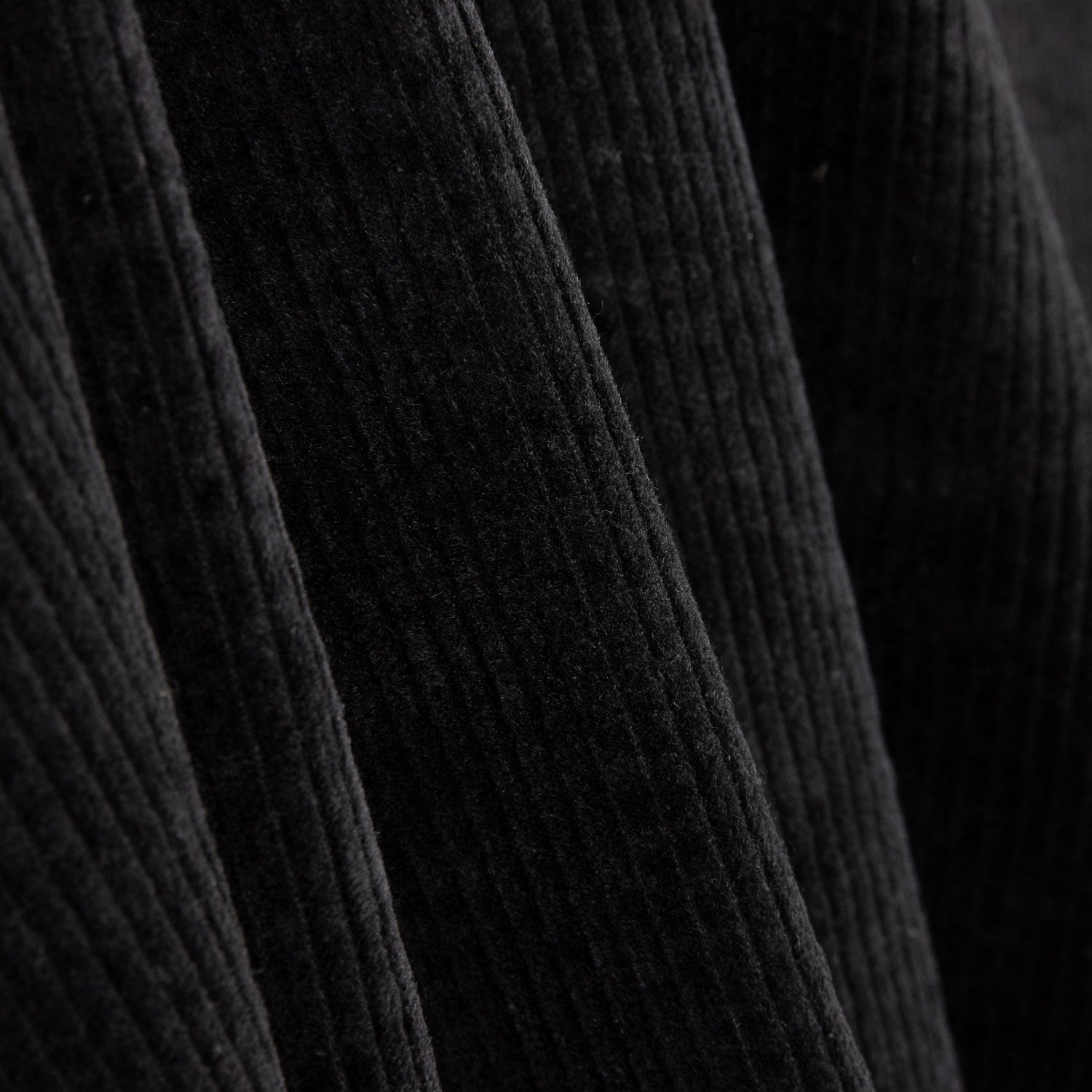 Veludo Cotelê Spandex Preto - Ribes y Casals