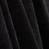 Veludo Cotelê Spandex Preto - Ribes y Casals
