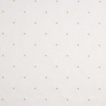 Voile de algodão branco com bordado floral e lúrex dourado - Ribes y Casals