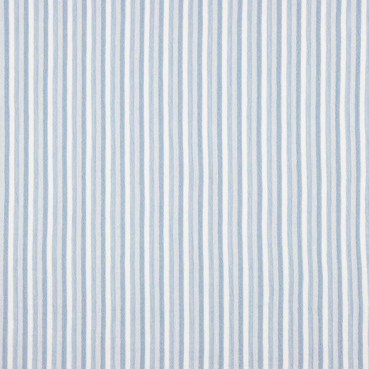 Bambula Algodão Listras Azuis e Brancas - Ribes y Casals