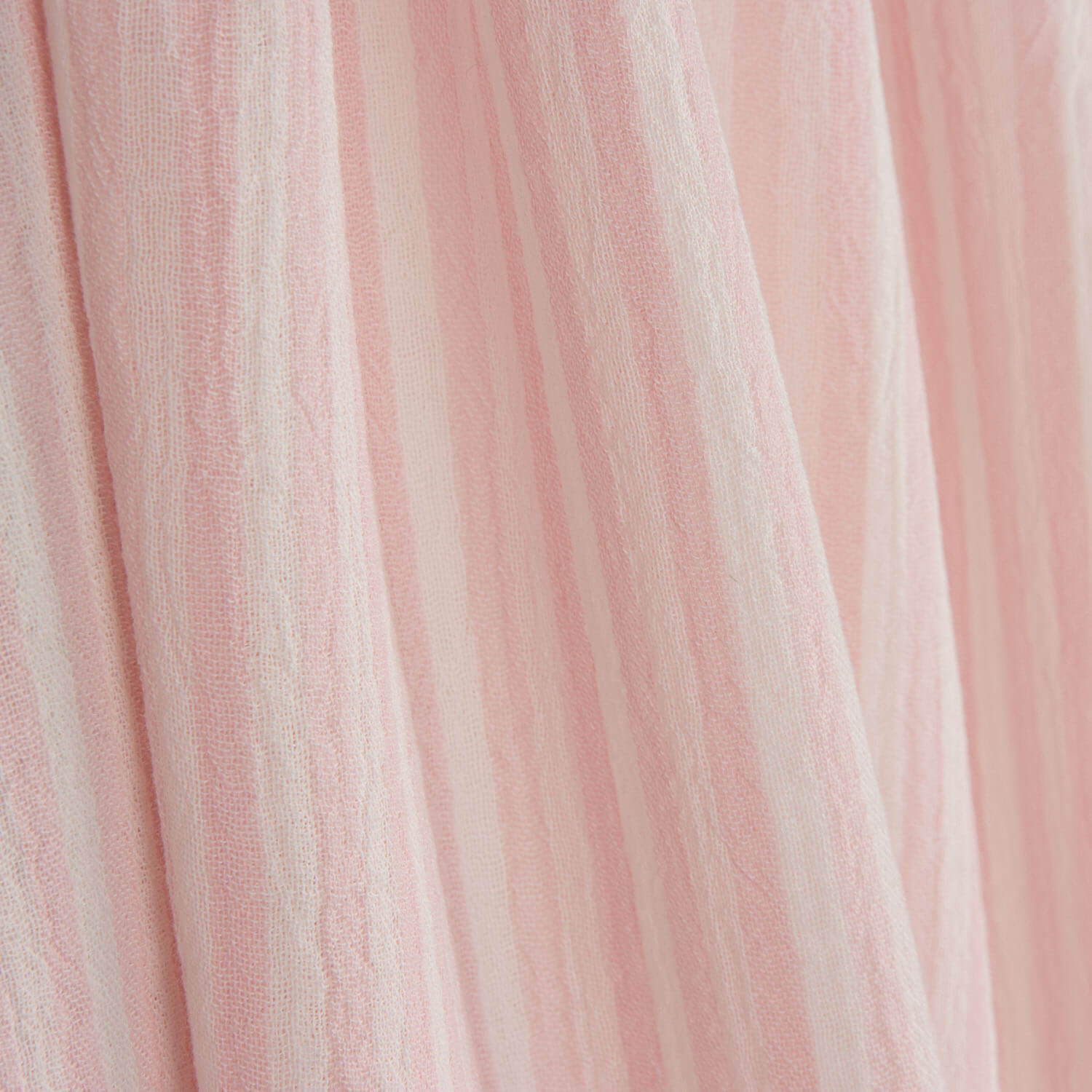 Bambula Algodão Listras Rosa e Branco - Ribes y Casals
