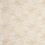 Voile de Algodão Cru com Bordado de Folhas Bege - Ribes y Casals