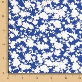 Viscose estampada floral azul - Ribes y Casals