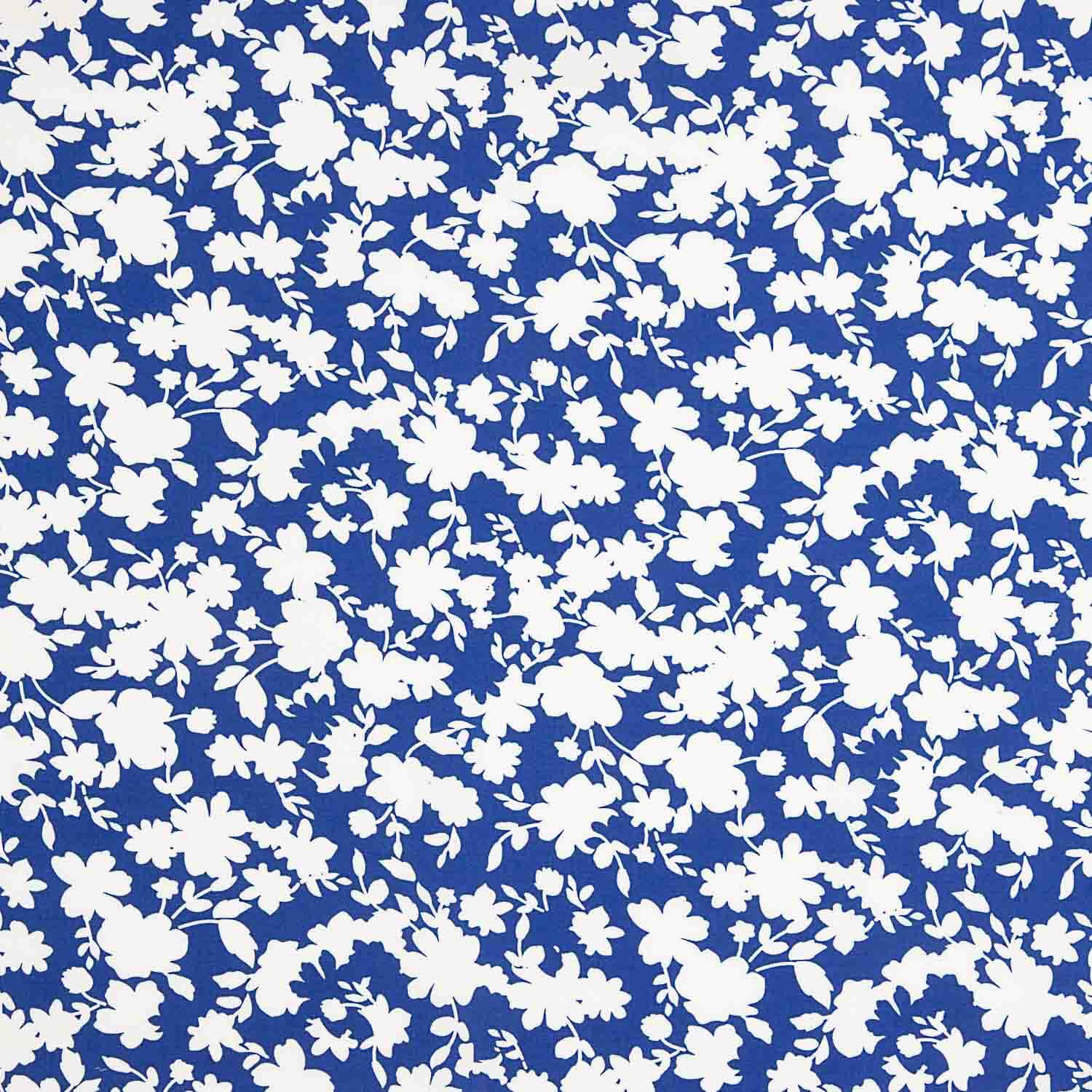 Viscose estampada floral azul - Ribes y Casals