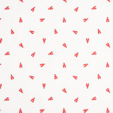 Popeline de algodão estampado com lagostas vermelhas - Ribes y Casals