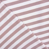 Ponto Algodão Listras Rosa e Branco - Ribes y Casals