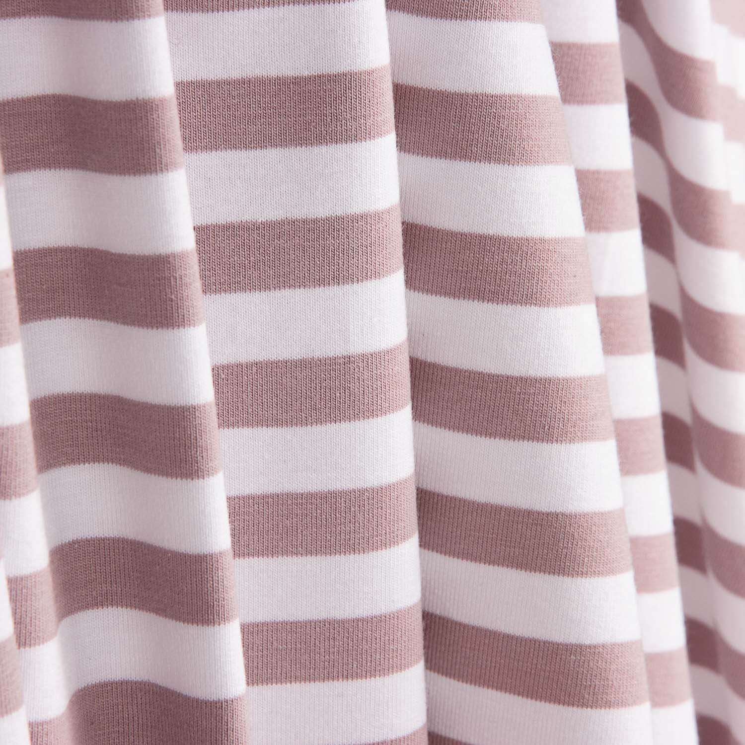 Ponto Algodão Listras Rosa e Branco - Ribes y Casals
