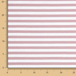 Ponto Algodão Listras Rosa e Branco - Ribes y Casals