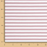 Ponto Algodão Listras Rosa e Branco - Ribes y Casals
