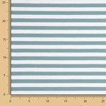 Ponto Algodão Listras Azul Esverdeado e Branco - Ribes y Casals