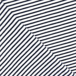 Ponto Algodão Multirraias Azul-marinho e Branco - Ribes y Casals