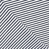 Ponto Algodão Multirraias Azul-marinho e Branco - Ribes y Casals