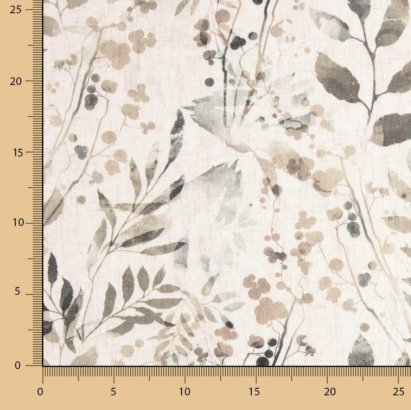 Linho com viscose Estampado floral digital - Ribes y Casals