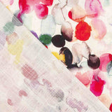 Linho com viscose estampado abstrato multicolorido - Ribes y Casals