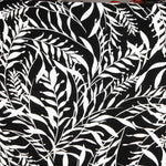 Ponto Viscose Folhas Gráficas Preto e Branco - Ribes y Casals