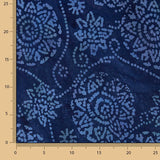 Malha de algodão Batik azul - Ribes y Casals