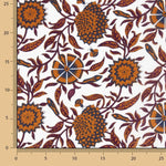 Popeline de algodão Jaipur Marfim - Ribes y Casals