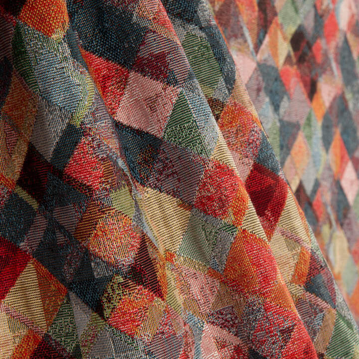 Gobelino Patchwork Geométrico Multicolorido - Ribes y Casals