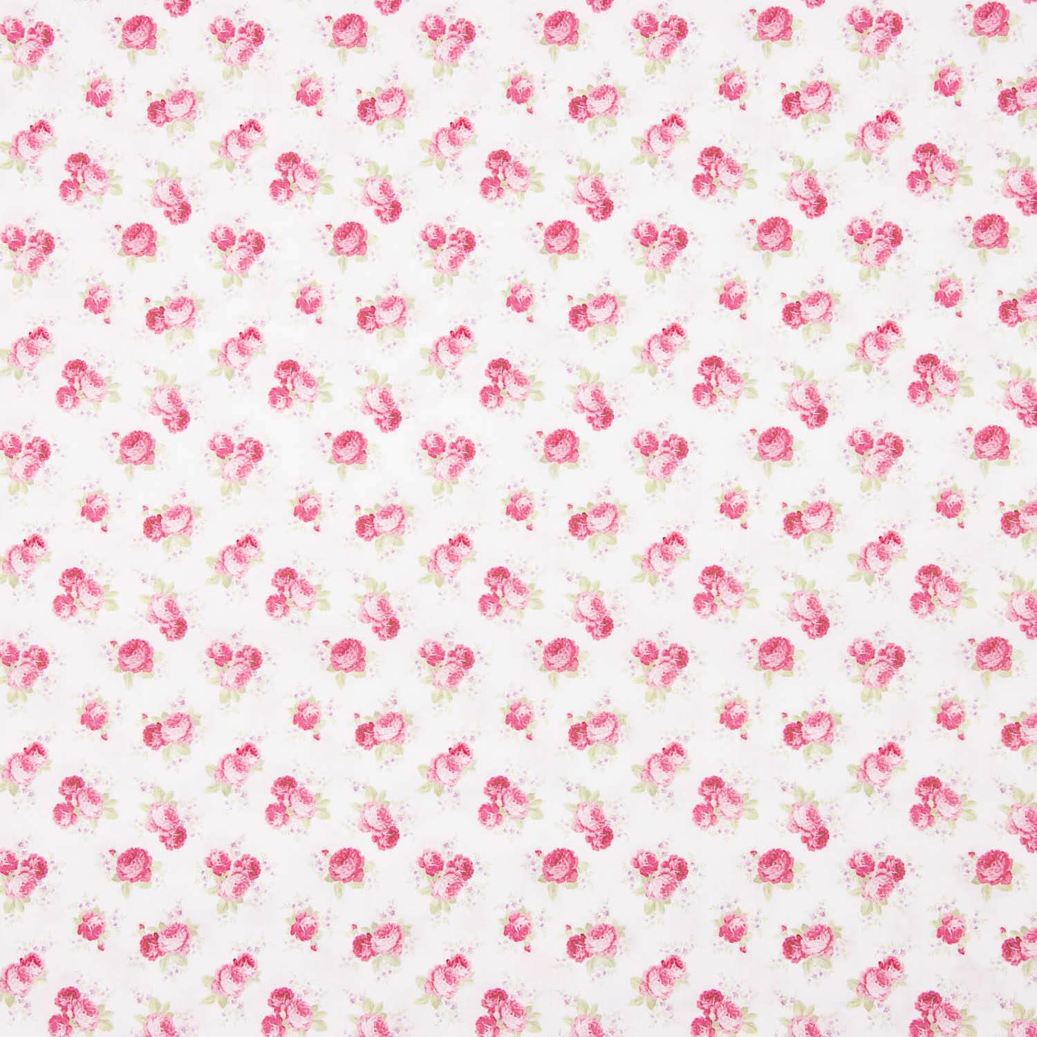 Percal estampado Gema Rosa - Ribes y Casals