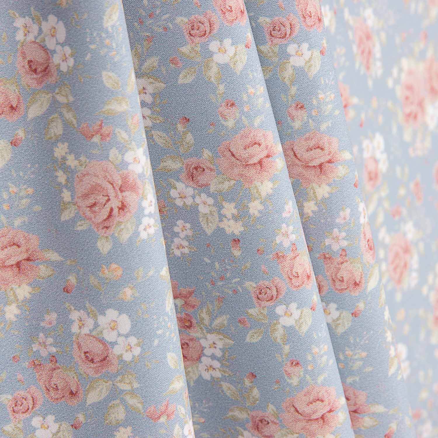 Percal estampado Nuria azul - Ribes y Casals