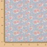 Percal estampado Nuria azul - Ribes y Casals