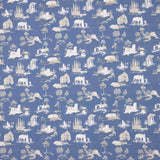 Percal estampado Silke azul - Ribes y Casals