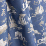 Percal estampado Silke azul - Ribes y Casals