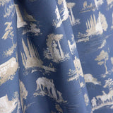 Percal estampado Silke azul - Ribes y Casals