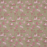 Percal estampado Silke Verde - Ribes y Casals
