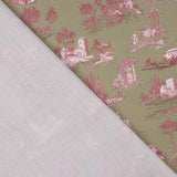 Percal estampado Silke Verde - Ribes y Casals