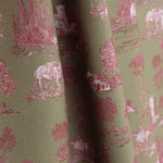 Percal estampado Silke Verde - Ribes y Casals
