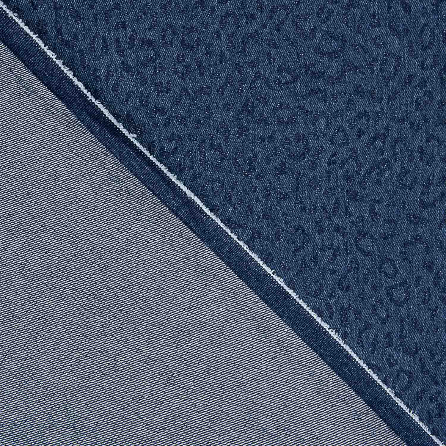 Calças de ganga elásticas Leopardo Azul Índigo - Ribes y Casals