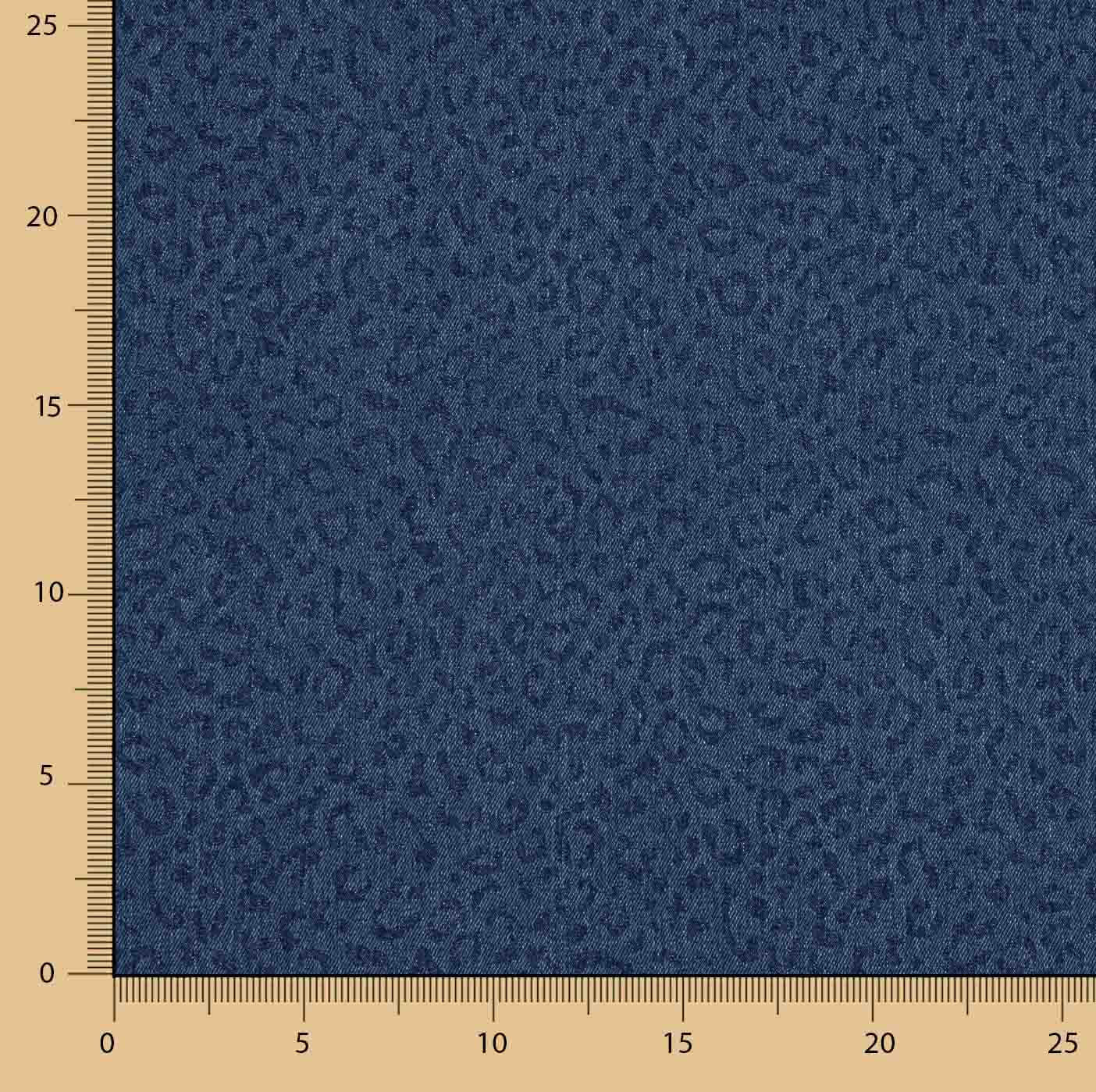Calças de ganga elásticas Leopardo Azul Índigo - Ribes y Casals