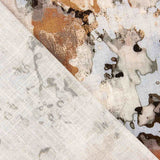 Linho Viscose Estampado Abstrato Mate - Ribes y Casals