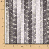 Algodão Bordado Listras Pretas - Ribes y Casals