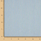 Calças de ganga às riscas azul claro e branco - Ribes y Casals