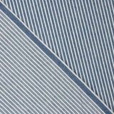 Calças de ganga às riscas azul índigo e branco - Ribes y Casals